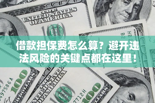 济南借款担保费怎么算？避开违法风险的关键点都在这里！