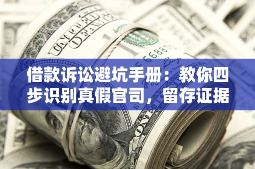 济南借款诉讼避坑手册：教你四步识别真假官司，留存证据不踩雷