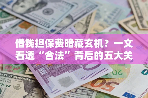 济南借钱担保费暗藏玄机？一文看透“合法”背后的五大关键陷阱