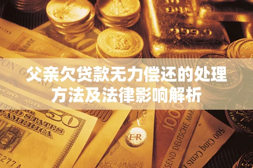 济南父亲欠贷款无力偿还的处理方法及法律影响解析